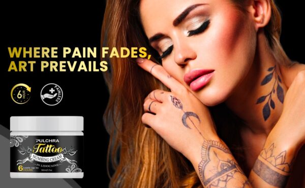 Tattoo Numbing Cream Long Pain Relief1.76 oz: Laser Removal Fast Numbing Cream, Sensitive Area Tattoos Piercing Waxing Microneedling, Artist Recommended - Image 3